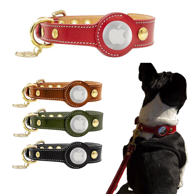 Fashion Leather Airtags Collar For Dog Anti-lost Pet Collar With Apple Airtags Holder Adjustable Necklace For Puppy Medium Dog
Fashion Leather Airtags Collar For Dog Anti-lost Pet Collar With Apple Airtags Holder Adjustable Necklace For Puppy Medium Dog