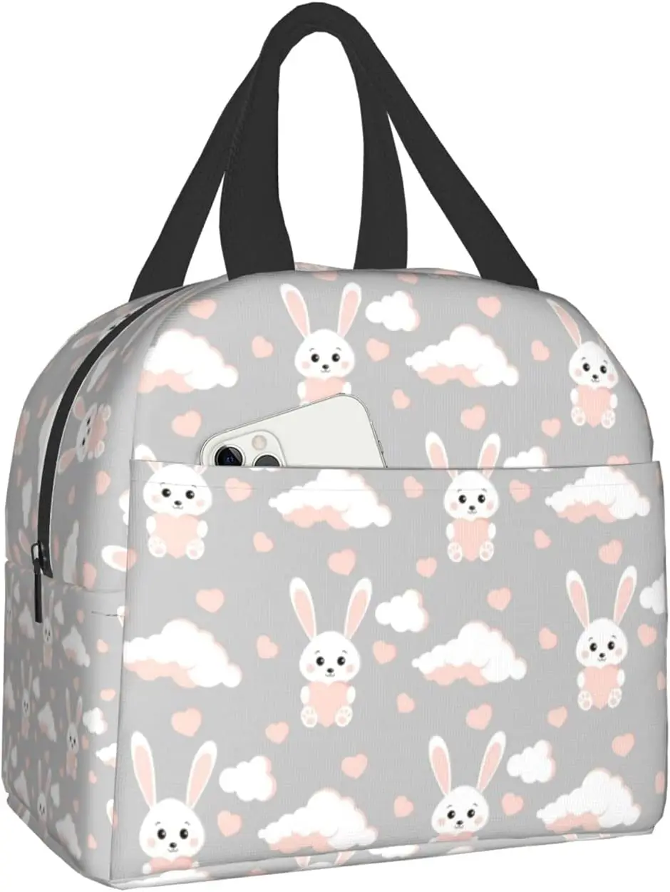 Kawaii Sweet Cute Bunny Lunch Box Travel Bag Picnic Bags Insulated Durable Shopping Bag Back To School Reusable Waterproof Bags
Kawaii Sweet Cute Bunny Lunch Box Travel Bag Picnic Bags Insulated Durable Shopping Bag Back To School Reusable Waterproof Bags