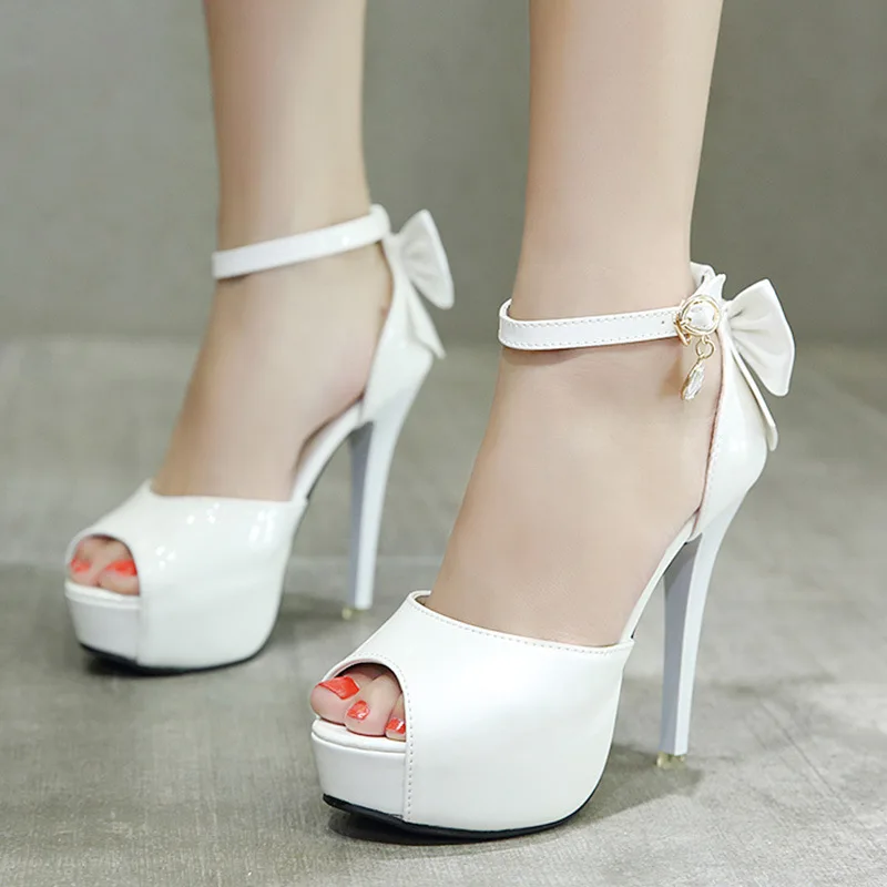 Women High Heel Shoes PU Women Pumps Peep Toe Buckle Strap 12CM Thin Heels Waterproof platform shoes woman 
Women High Heel Shoes PU Women Pumps Peep Toe Buckle Strap 12CM Thin Heels Waterproof platform shoes woman