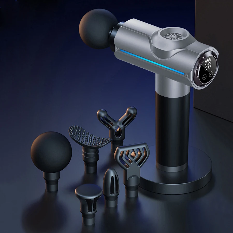 Электрический массажный пистолет для глубоких тканей, терапевтический аппарат для стимуляции мышц шеи, снятия боли в мышцах, расслабления, ... 
Электрический массажный пистолет для глубоких тканей, терапевтический аппарат для стимуляции мышц шеи, снятия боли в мышцах, расслабления, ...