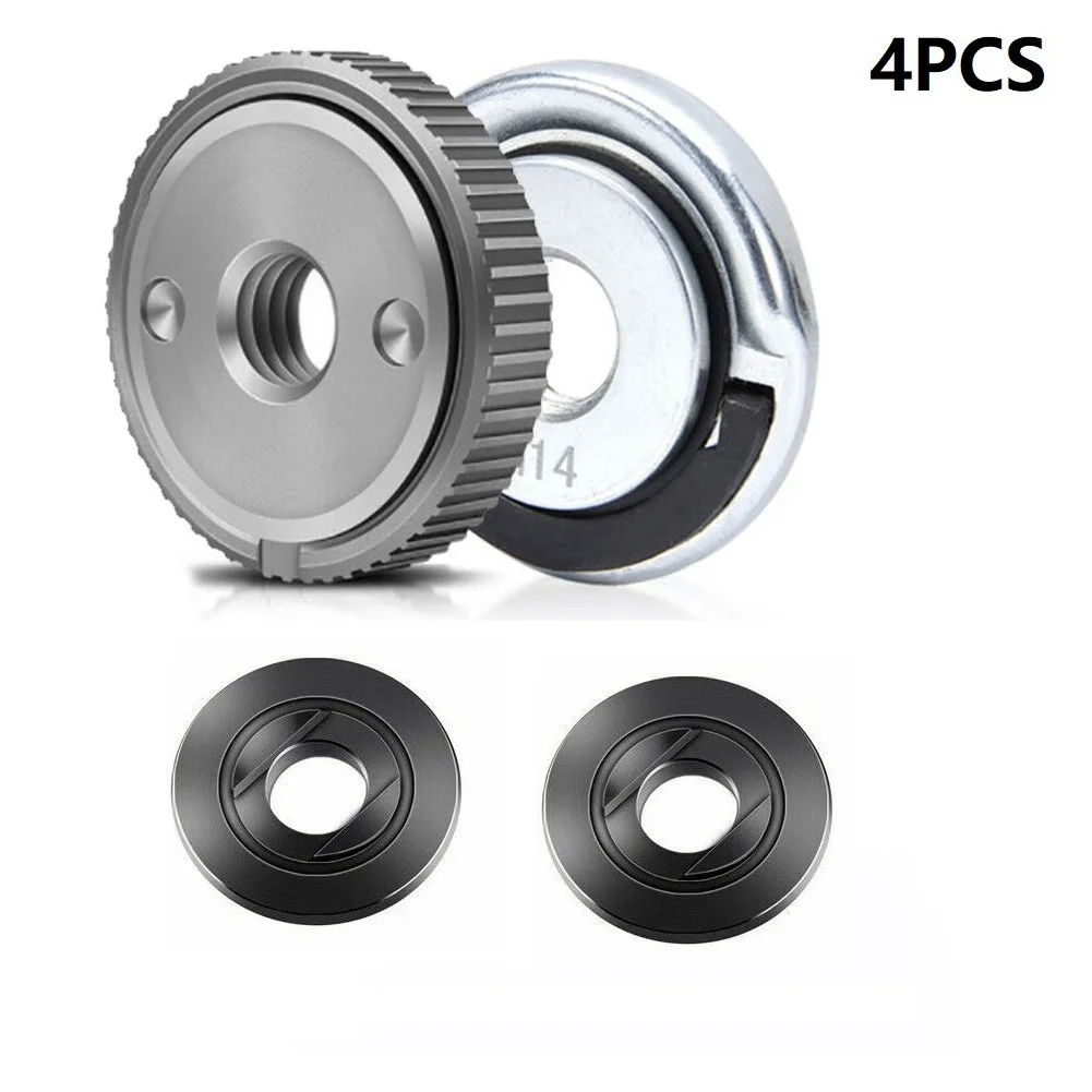 4Pcs Angle Grinder Locking Nuts M14 Screw Thread Quick Release Flange Nut For Bosch For Metabo Electric Grinder Power Tool Parts
4Pcs Angle Grinder Locking Nuts M14 Screw Thread Quick Release Flange Nut For Bosch For Metabo Electric Grinder Power Tool Parts