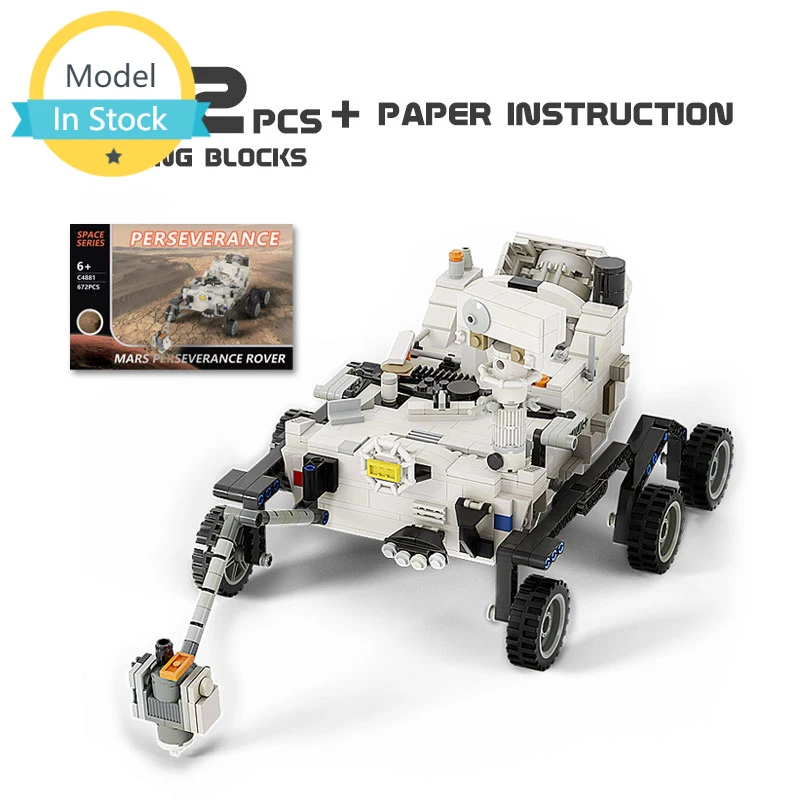MOC Mars Transporter Space Station Rocket Lunar Lander Shuttle Ship Building Blocks Set Educational Bricks Model Children's Toy
MOC Mars Transporter Space Station Rocket Lunar Lander Shuttle Ship Building Blocks Set Educational Bricks Model Children's Toy