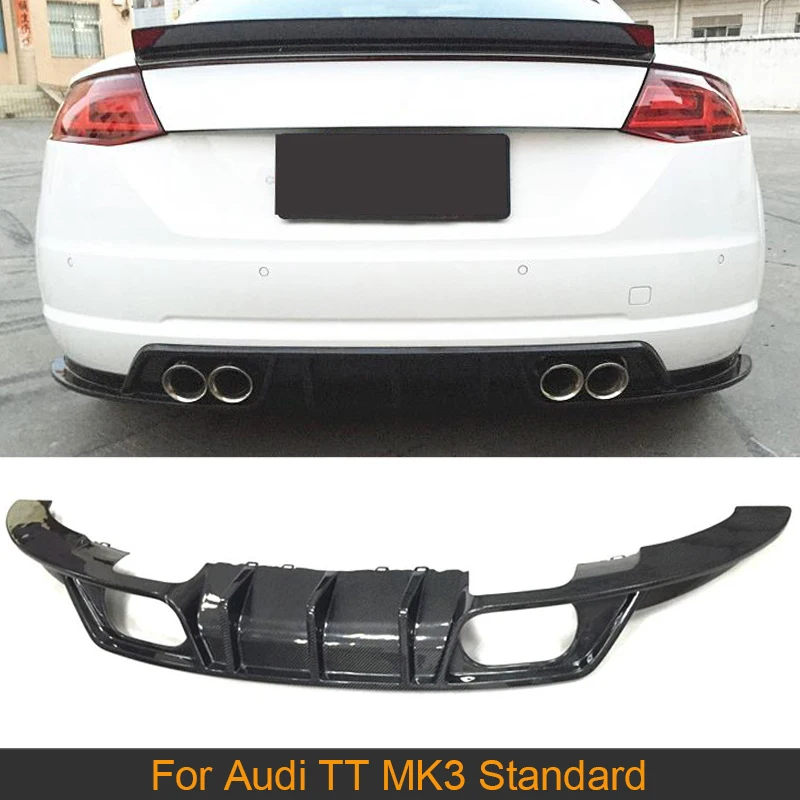 Car Rear Bumper Diffuser Lip Chin For Audi TT MK3 Standard 2015 - 2017 Rear Bumper Diffuser Lip Spoiler Guard Carbon Fiber
Car Rear Bumper Diffuser Lip Chin For Audi TT MK3 Standard 2015 - 2017 Rear Bumper Diffuser Lip Spoiler Guard Carbon Fiber