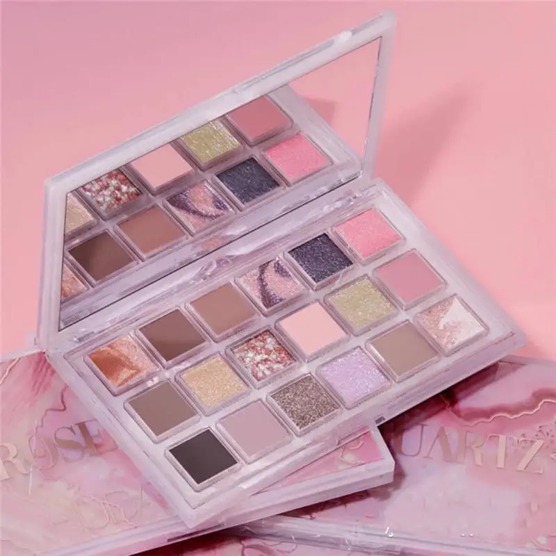 Rose Pink Eyeshadow Palette 18 Colors Purple Gray Eye Shadow Palette Matte Glitter Eyeshadow Shimmer Shiny Sequins Eyes Cosmetic
Rose Pink Eyeshadow Palette 18 Colors Purple Gray Eye Shadow Palette Matte Glitter Eyeshadow Shimmer Shiny Sequins Eyes Cosmetic