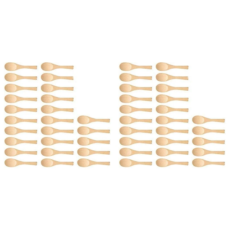 50Pcs Mini Handmade Wooden Spoon Ice Cream Sugar Jam Honey Coffee Teaspoon Kitchen Condiment Salt Mustard Spoon
50Pcs Mini Handmade Wooden Spoon Ice Cream Sugar Jam Honey Coffee Teaspoon Kitchen Condiment Salt Mustard Spoon