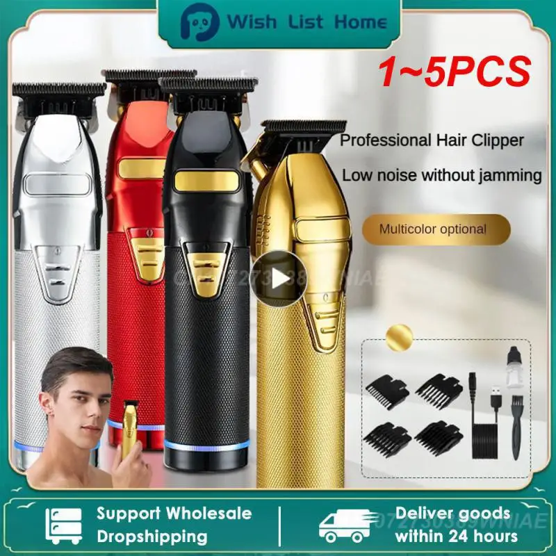 1~5PCS Professional Hair Trimmer For Men Barber Rechargeable Hair Clipper Cordless Hair Cutting Powerful Machine Hair Beard
1~5PCS Professional Hair Trimmer For Men Barber Rechargeable Hair Clipper Cordless Hair Cutting Powerful Machine Hair Beard
