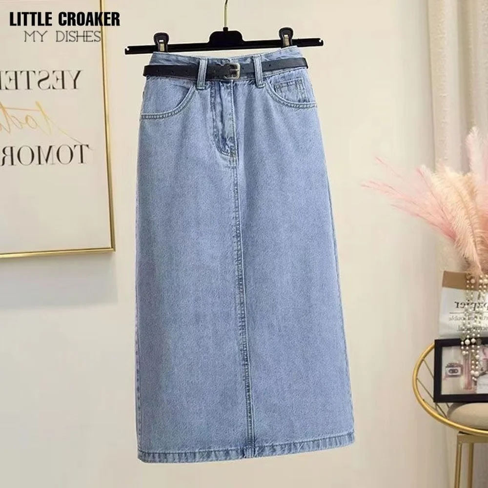 Fashion Denim Pockets Female Elastic High Waist Irregular Mesh Splicing A-line Skirt Ladies All-match Jeans Skirt Womens Trend
Fashion Denim Pockets Female Elastic High Waist Irregular Mesh Splicing A-line Skirt Ladies All-match Jeans Skirt Womens Trend