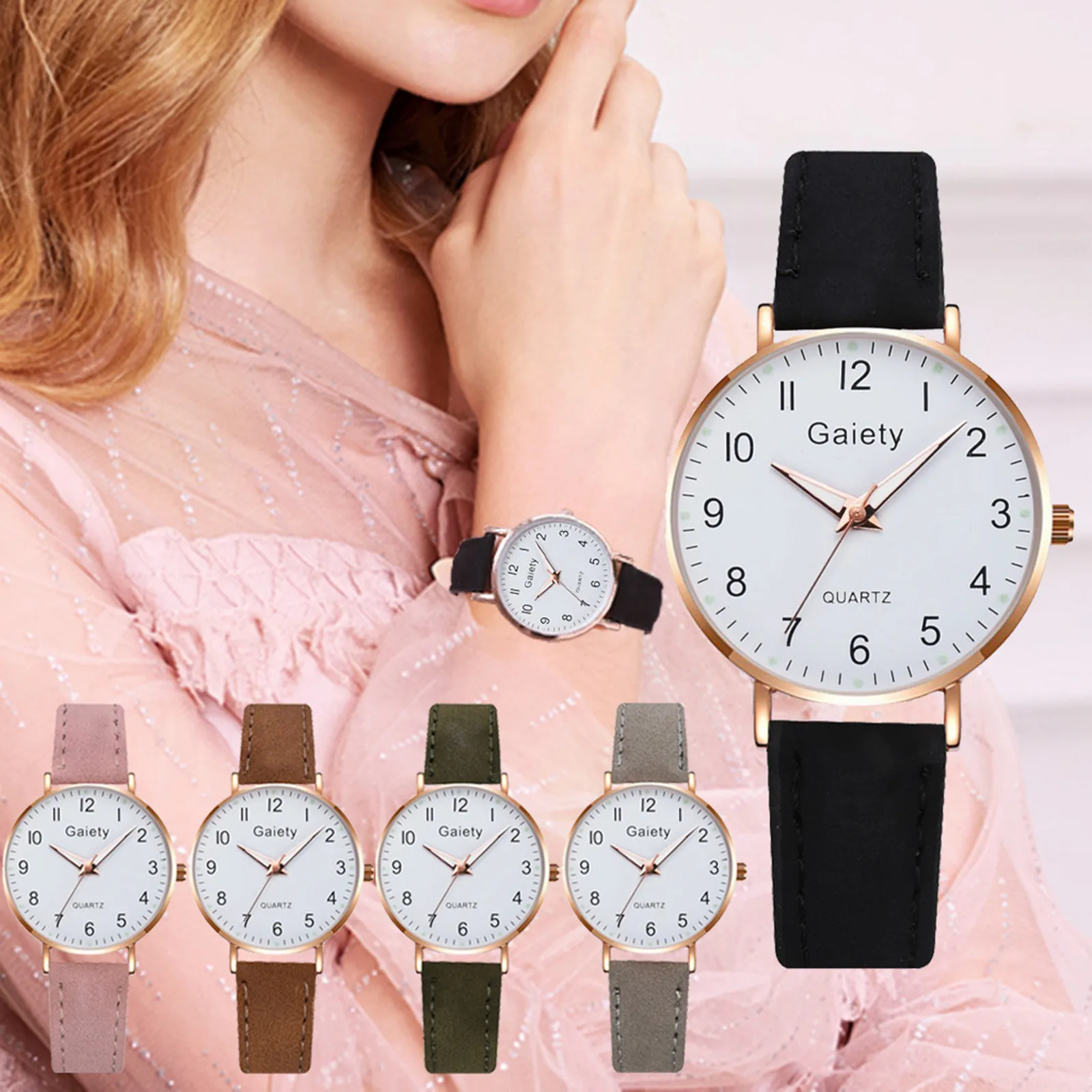 Top Stijl Mode Vrouwen Luxe Lederen Band Analoge Quartz Horloge Dames Horloge Vrouwen Jurk Reloj Mujer Zwarte Klok Casual
Top Stijl Mode Vrouwen Luxe Lederen Band Analoge Quartz Horloge Dames Horloge Vrouwen Jurk Reloj Mujer Zwarte Klok Casual