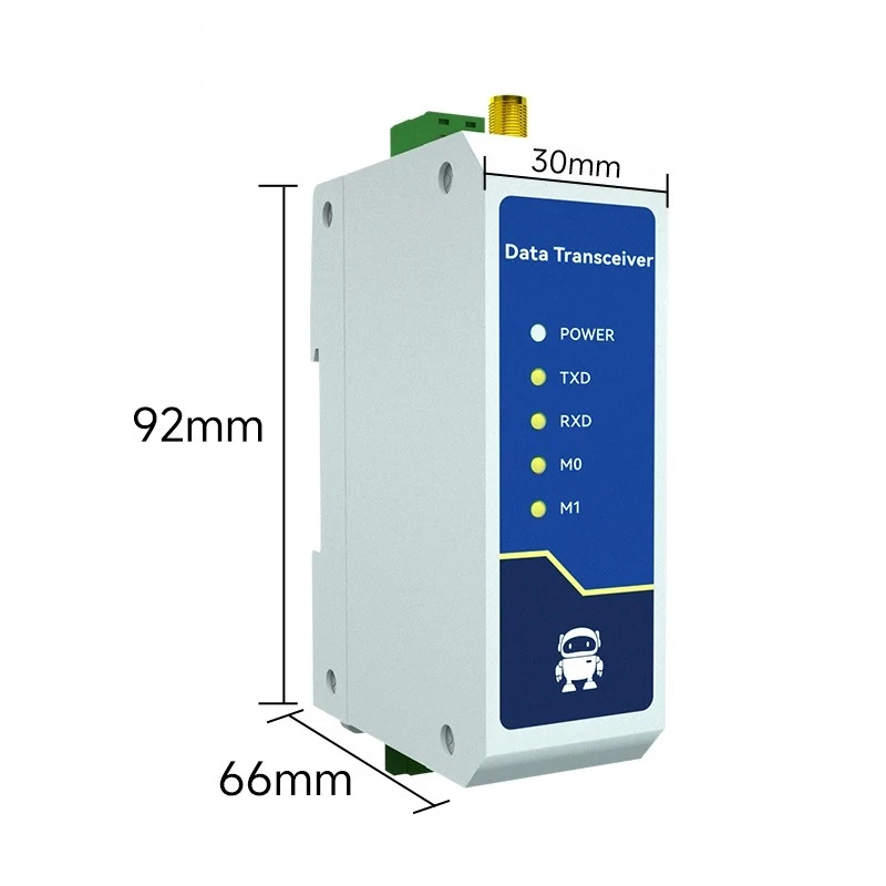 LoRa Transceiver Module 433MHz RS485 Wireless Serial Port CDEBYTE E95-DTU(433C30-485) 3KM 3dBm High Speed Data Transmission
LoRa Transceiver Module 433MHz RS485 Wireless Serial Port CDEBYTE E95-DTU(433C30-485) 3KM 3dBm High Speed Data Transmission