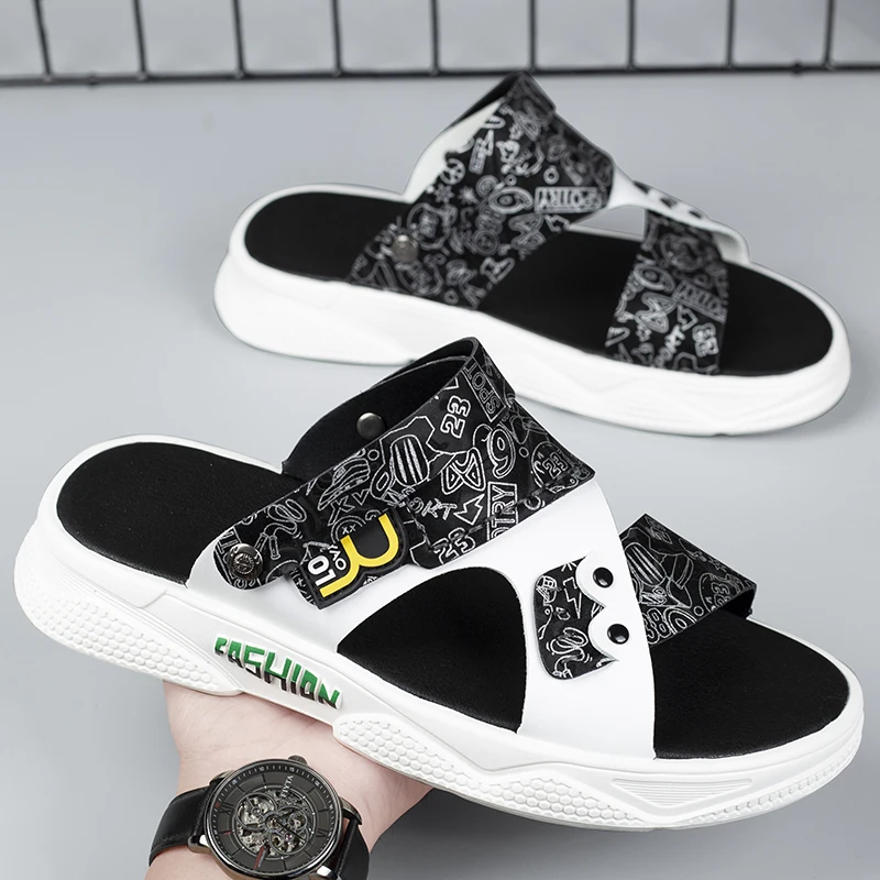 Luxury Designer Sandals Fashion Slip On Mens Casual Shoes Outdoor Comfy Non-Slip Mocassins Beach Shoes For Men Shoes Slippers
Luxury Designer Sandals Fashion Slip On Mens Casual Shoes Outdoor Comfy Non-Slip Mocassins Beach Shoes For Men Shoes Slippers