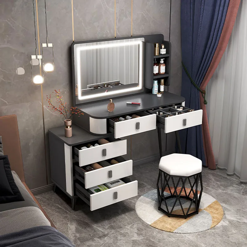 Organizers Storage Dressing Table Stool Vintage Desk Makeup Dressing Table Modern Simple Penteadeira Furniture Comfortable
Organizers Storage Dressing Table Stool Vintage Desk Makeup Dressing Table Modern Simple Penteadeira Furniture Comfortable