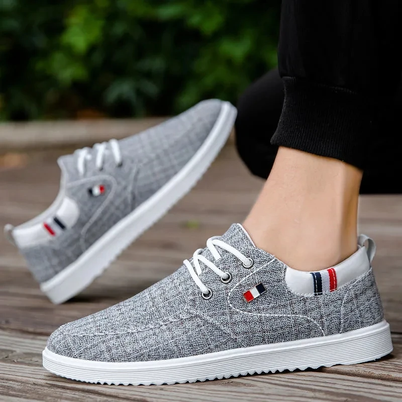 Spring And Autumn Men'S Linen Breathable Canvas Shoes Solid Color Driving Cloth Shoes Summer Peas Shoes Men'S Casual Sports Shoe
Spring And Autumn Men'S Linen Breathable Canvas Shoes Solid Color Driving Cloth Shoes Summer Peas Shoes Men'S Casual Sports Shoe