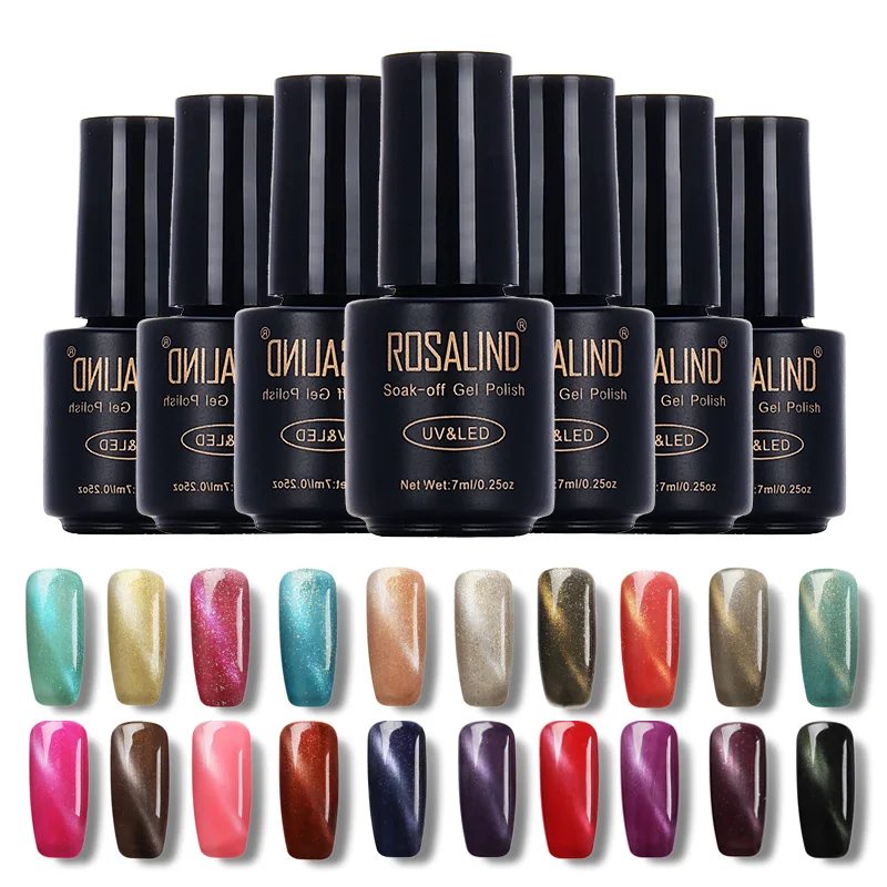 ROSALIND Shiny Gel Nail Polish Profession Cat Eye Semi Permanent For Manciure Art Design Decora Hybrid Varnish Nail Base Top New
ROSALIND Shiny Gel Nail Polish Profession Cat Eye Semi Permanent For Manciure Art Design Decora Hybrid Varnish Nail Base Top New