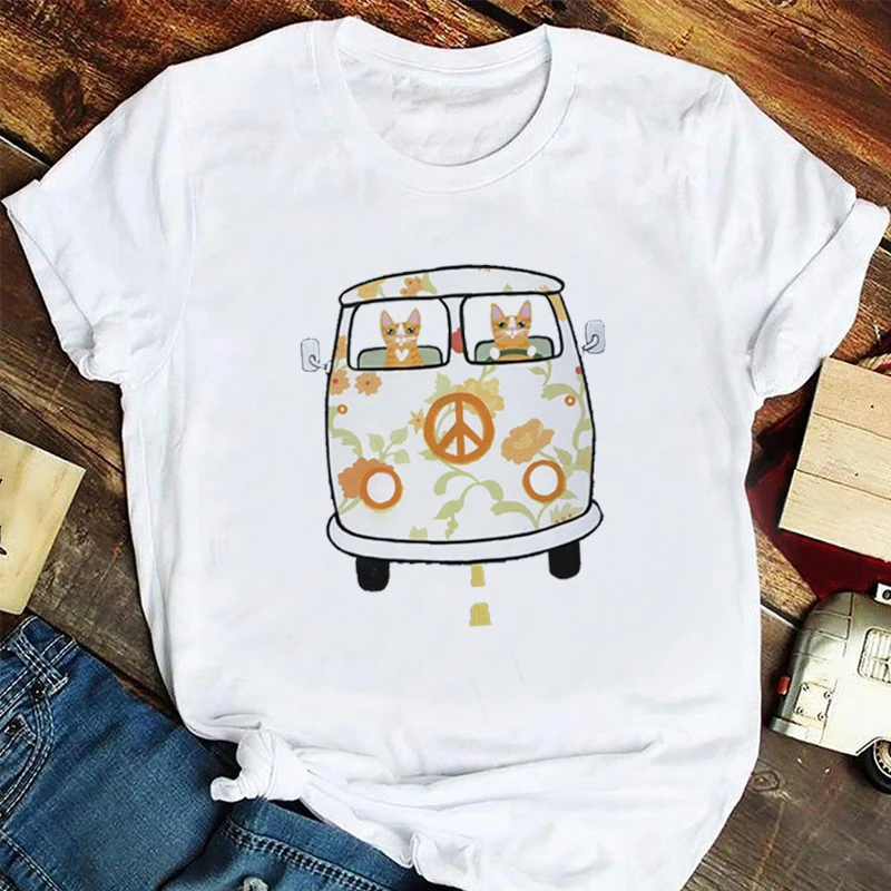 Летняя Милая одежда с мультяшным принтом для девочек, забавная одежда с короткими рукавами с мультяшным принтом, женская футболка с рисунко...
Летняя Милая одежда с мультяшным принтом для девочек, забавная одежда с короткими рукавами с мультяшным принтом, женская футболка с рисунко...