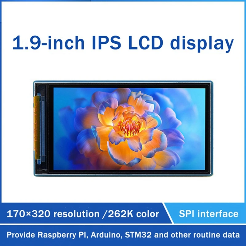 Waveshare 1 Set LCD Display 170X320 Pixels SPI Interface 262K Color Screen For Raspberry Pi/Arduino/STM32
Waveshare 1 Set LCD Display 170X320 Pixels SPI Interface 262K Color Screen For Raspberry Pi/Arduino/STM32