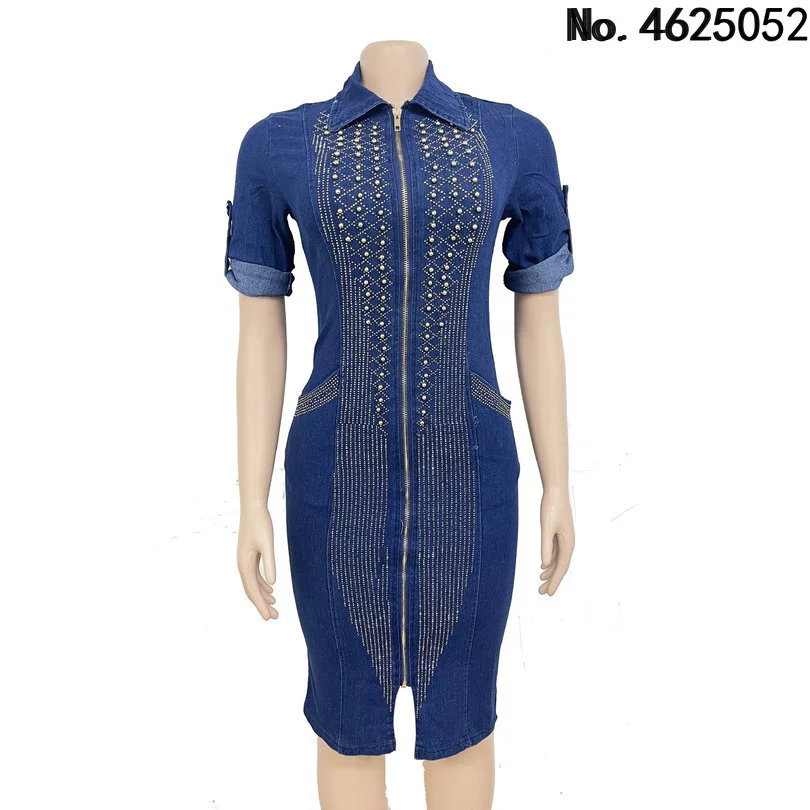 Denim Long Sleeve Dress Party African Dresses for Women Casual Clothes Dashiki Belt Robe Africaine Femme 2021 Plus Size Clothing
Denim Long Sleeve Dress Party African Dresses for Women Casual Clothes Dashiki Belt Robe Africaine Femme 2021 Plus Size Clothing