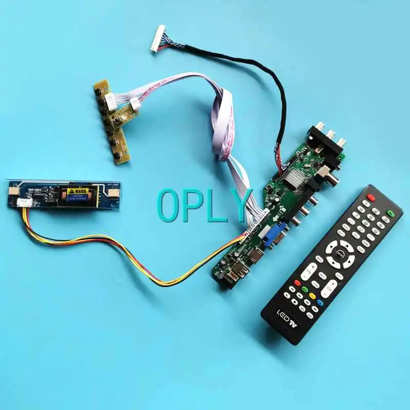 For M185B1 M185XW01 MT185GW01 LCD 3663 DVB Digital Driver Board 18.5" 1366*768 Kit LVDS 30 Pin 2-CCFL USB HDMI-Compatible VGA AV
For M185B1 M185XW01 MT185GW01 LCD 3663 DVB Digital Driver Board 18.5" 1366*768 Kit LVDS 30 Pin 2-CCFL USB HDMI-Compatible VGA AV