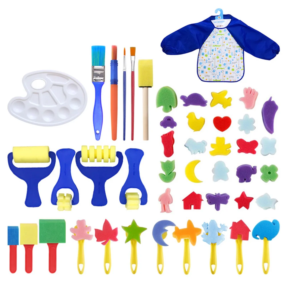46pcs Early Learning Kids Set Painting Aprons for Kids Sleeve Smock for Chlidren ( Accessory Random Style )
46pcs Early Learning Kids Set Painting Aprons for Kids Sleeve Smock for Chlidren ( Accessory Random Style )