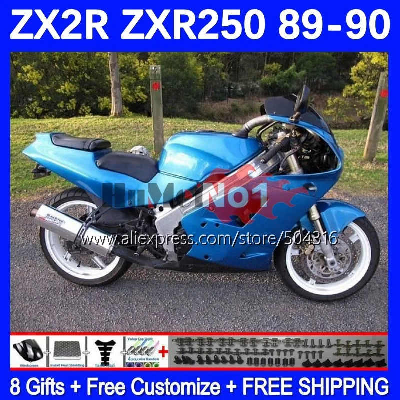 Body Kit For KAWASAKI NINJA ZXR-250 ZX2R ZX-R250 ZXR 250 C 172MC.6 ZXR250 ZX-2R 89 90 ZX 2R R250 1989 1990 Fairing blue glossy
Body Kit For KAWASAKI NINJA ZXR-250 ZX2R ZX-R250 ZXR 250 C 172MC.6 ZXR250 ZX-2R 89 90 ZX 2R R250 1989 1990 Fairing blue glossy