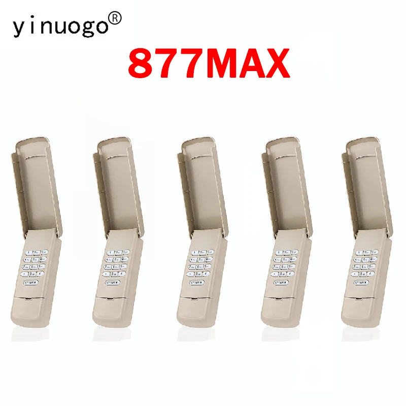 5PCS New 877MAX Keypad LiftMaster 877LM 376LM 377LM 977LM Keyless Entry Keypad Remote Control Gate 315MHz 390MHz Rolling Code
5PCS New 877MAX Keypad LiftMaster 877LM 376LM 377LM 977LM Keyless Entry Keypad Remote Control Gate 315MHz 390MHz Rolling Code
