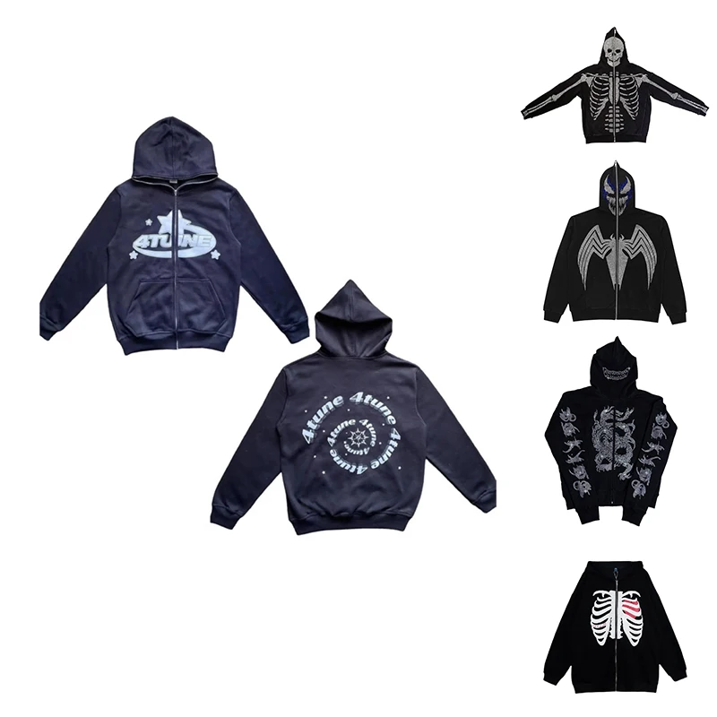 Skeleton Oversized full zip up over face Goth Punk Y2k Rhinestone Diamond Hoodies Fleece Harajuku Men Goth Punk Cross Hip Hop
Skeleton Oversized full zip up over face Goth Punk Y2k Rhinestone Diamond Hoodies Fleece Harajuku Men Goth Punk Cross Hip Hop