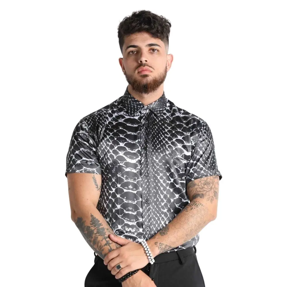 Men's Shirt Geometry Short Sleeve Hawaiian Social Button Up Cardigan Blouses Wholesale 2022 Single Breasted Lapel Shirt M-3XL
Men's Shirt Geometry Short Sleeve Hawaiian Social Button Up Cardigan Blouses Wholesale 2022 Single Breasted Lapel Shirt M-3XL