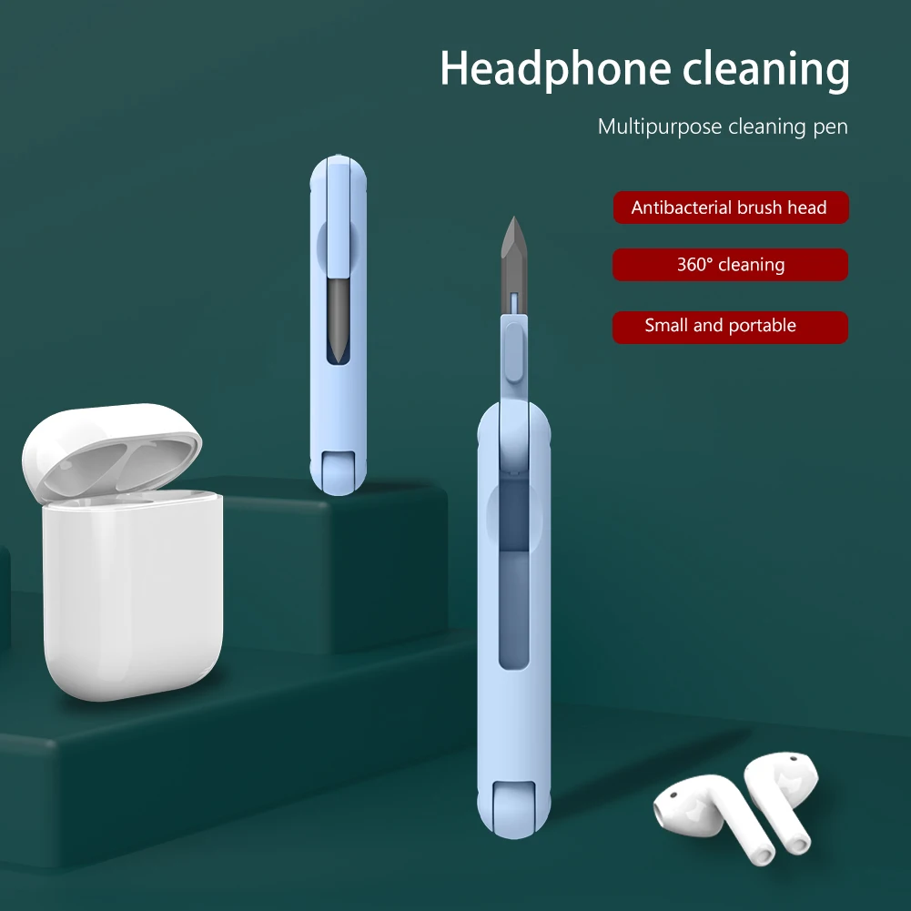 Portable 8 in 1 Cleaner Kit Bluetooth-compatible Earphones Cleaning Pen Key Puller Brush Tool for Airpods for Keyboard Cleaning
Portable 8 in 1 Cleaner Kit Bluetooth-compatible Earphones Cleaning Pen Key Puller Brush Tool for Airpods for Keyboard Cleaning