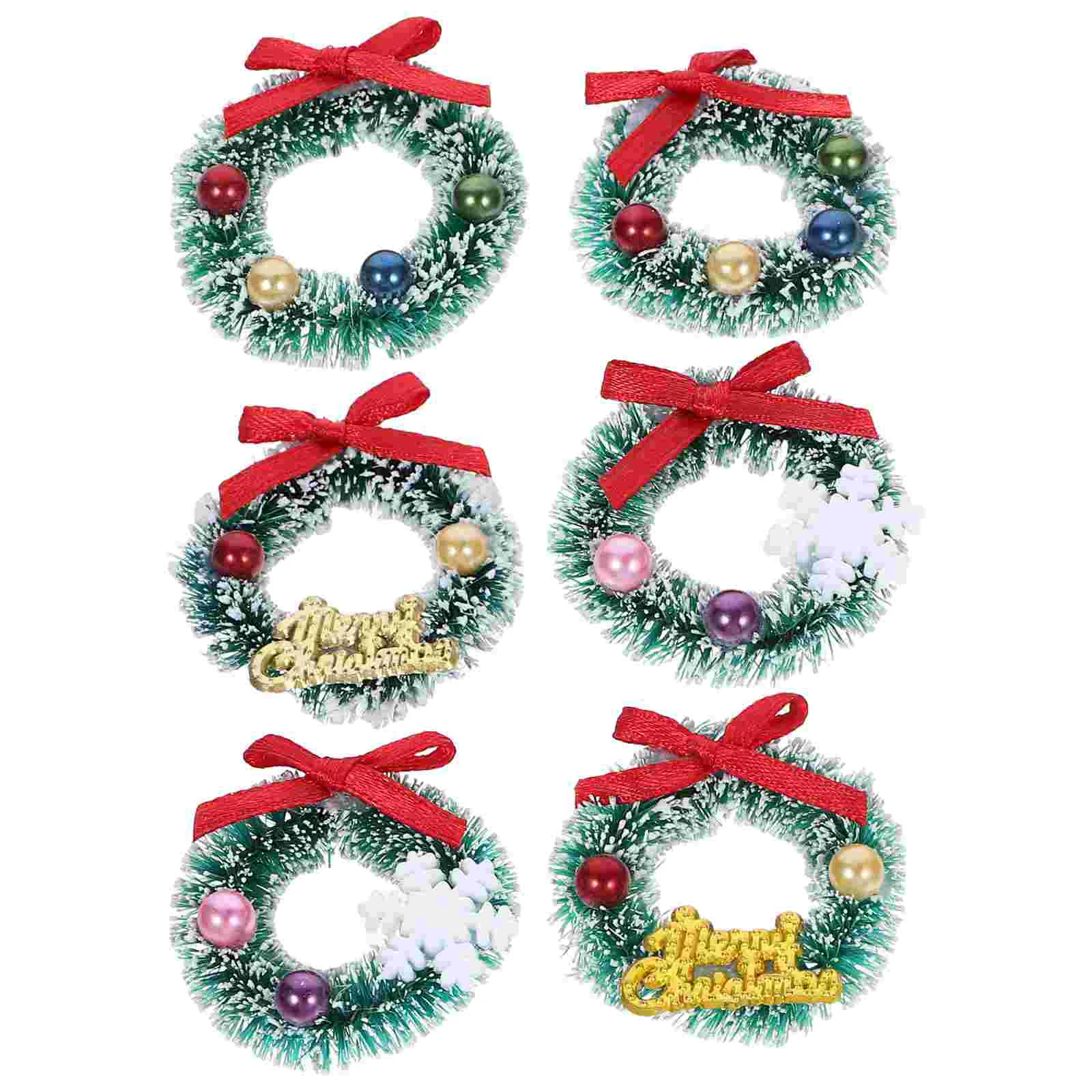 6 Pcs Crafts Decorative Wreath House Miniature Garland Christmas Tree Wreaths Elder
6 Pcs Crafts Decorative Wreath House Miniature Garland Christmas Tree Wreaths Elder