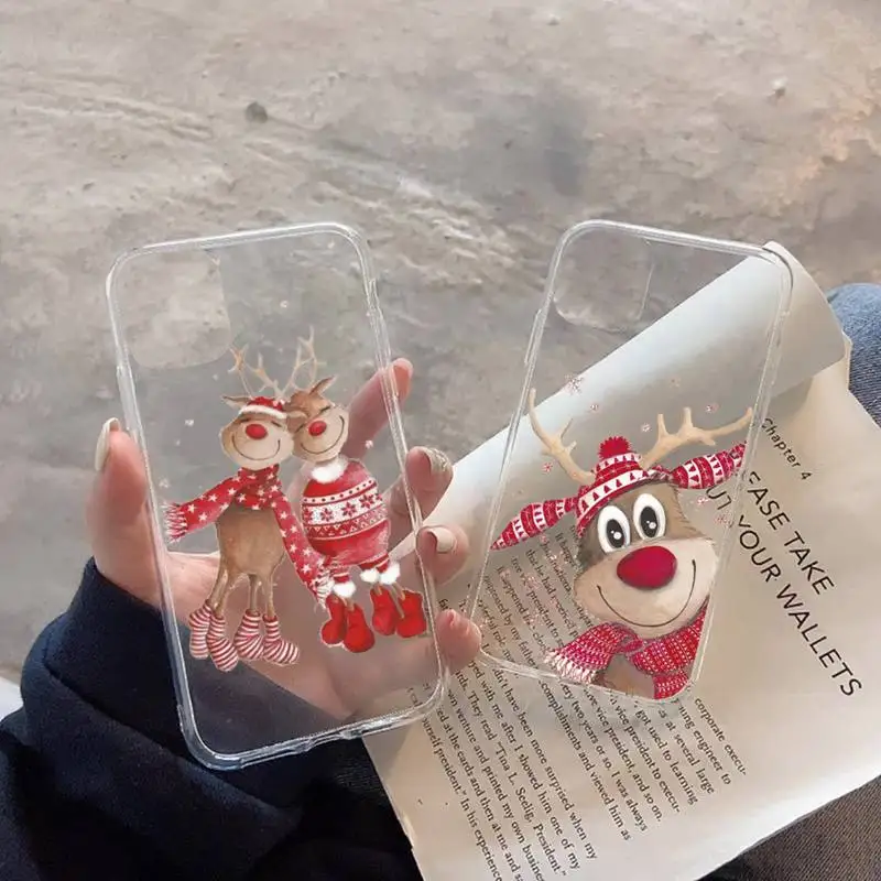 Christmas New Year Deer Phone Case Transparent soft For iphone 11 13 12 14 x xs xr pro max mini
Christmas New Year Deer Phone Case Transparent soft For iphone 11 13 12 14 x xs xr pro max mini