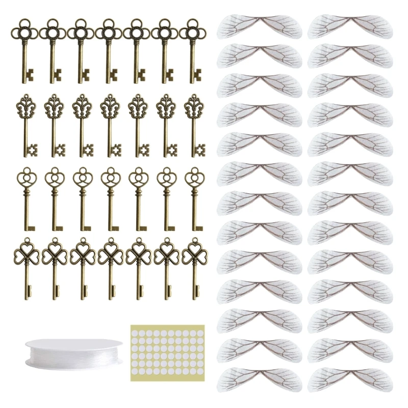 Antique Alloy Flying Keys Charms Pendants Vintage Skeleton Keys DIY Handcrafts Art Jewelry Making Wedding Party
Antique Alloy Flying Keys Charms Pendants Vintage Skeleton Keys DIY Handcrafts Art Jewelry Making Wedding Party