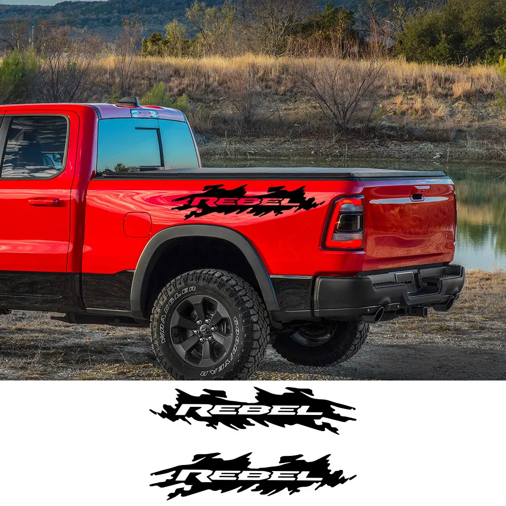 Наклейки для заднего багажника автомобиля, боковые наклейки для Dodge RAM Rebel Truck, графический логотип, декоративные наклейки, виниловый чехол, а...
Наклейки для заднего багажника автомобиля, боковые наклейки для Dodge RAM Rebel Truck, графический логотип, декоративные наклейки, виниловый чехол, а...