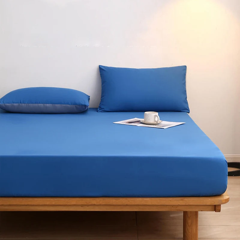 soild color queen size Fitted Sheet Soft comfortable single double Bed Sheet with Elastic Band Durable Mattress Protectors Cover 
soild color queen size Fitted Sheet Soft comfortable single double Bed Sheet with Elastic Band Durable Mattress Protectors Cover