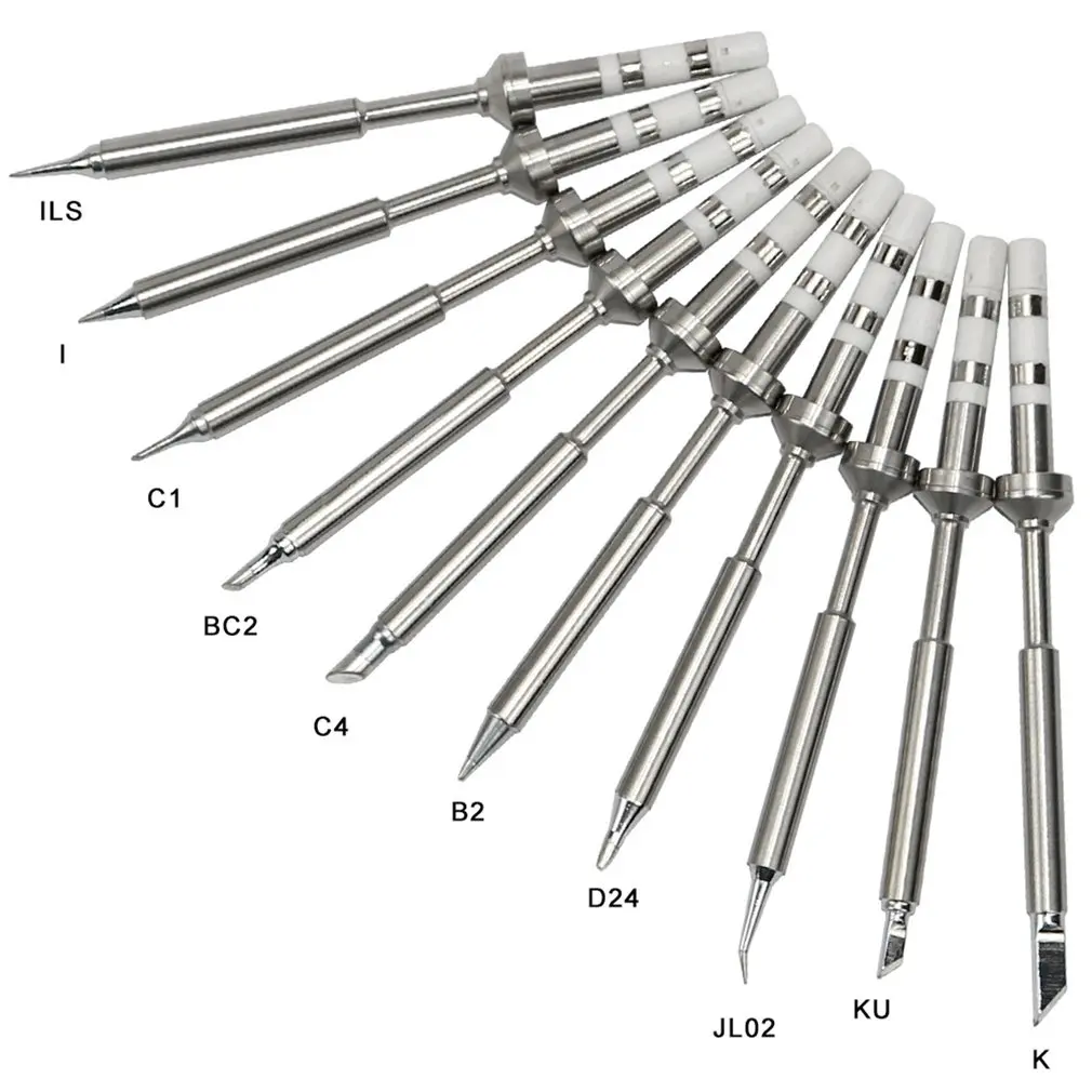 FREE DELIVERY! TS100 Mini Soldering Iron Digital Soldering Iron Tip Replacement Bit Head B2 BC2 C4 D24 K I Ku ILS C1 Lead Free
FREE DELIVERY! TS100 Mini Soldering Iron Digital Soldering Iron Tip Replacement Bit Head B2 BC2 C4 D24 K I Ku ILS C1 Lead Free