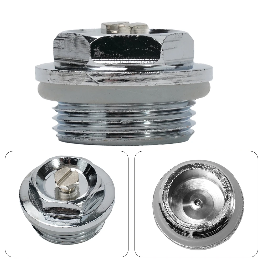 Brass Blanking Plug Air Vent Valve Bleeder Manual Bleed Plug Ventilation System Parts Central Heating Radiators G1/2 G3/4
Brass Blanking Plug Air Vent Valve Bleeder Manual Bleed Plug Ventilation System Parts Central Heating Radiators G1/2 G3/4