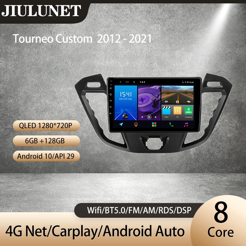 JIULUNET для Tourneo Custom 1 I Transit 2012 - 2021 Carplay Автомагнитола Ai Voice мультимедийный видеоплеер GPS навигация Android
JIULUNET для Tourneo Custom 1 I Transit 2012 - 2021 Carplay Автомагнитола Ai Voice мультимедийный видеоплеер GPS навигация Android