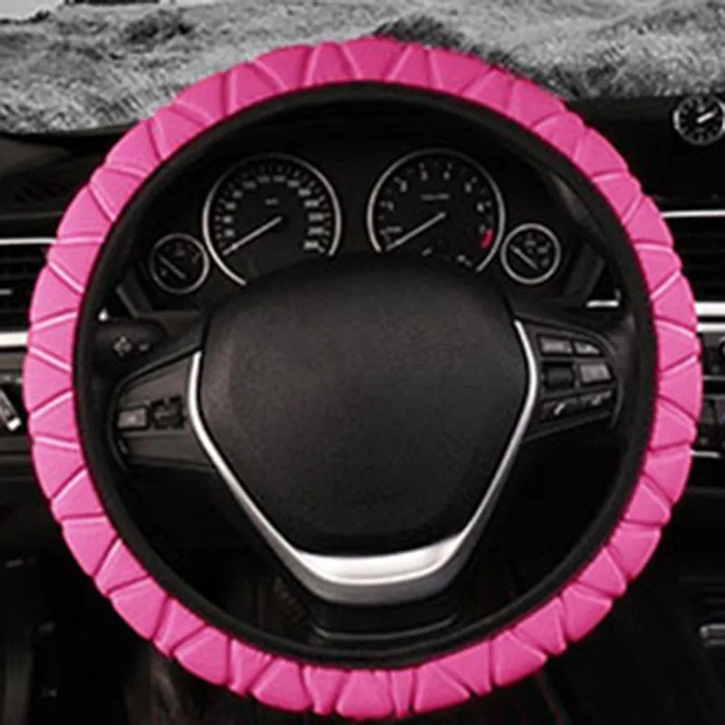 Breathable Steering Wheel Cover Car For Four Seasons Pink Comfortable Replaces Accessories Anti-skid High Quality
Breathable Steering Wheel Cover Car For Four Seasons Pink Comfortable Replaces Accessories Anti-skid High Quality