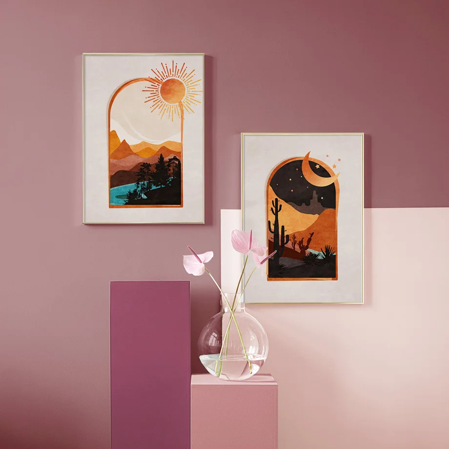 Abstract Landscape Mountains Cactus Sun Moon Wall Art Prints Canvas Painting Nordic Poster Wall Pictures For Living Room Decor
Abstract Landscape Mountains Cactus Sun Moon Wall Art Prints Canvas Painting Nordic Poster Wall Pictures For Living Room Decor