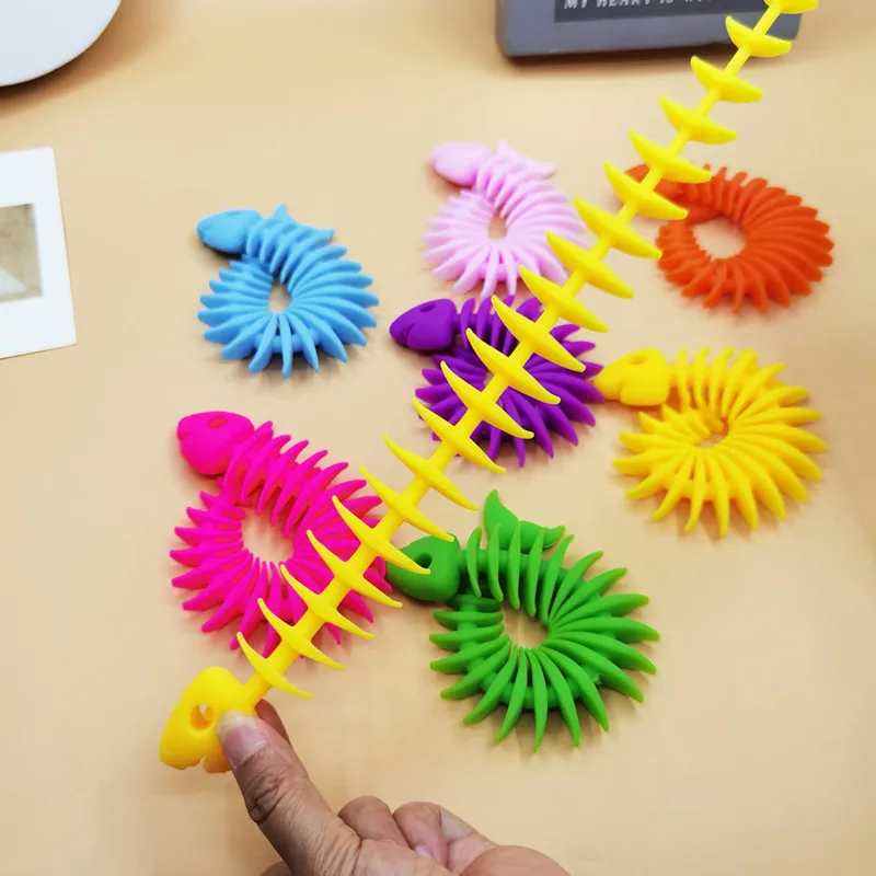 Funny Sensory Toys Fish Bone Lala Music Bracelet Children's Adult Novel Decompression Entertainment Toy Fidget Toy Gift Party
Funny Sensory Toys Fish Bone Lala Music Bracelet Children's Adult Novel Decompression Entertainment Toy Fidget Toy Gift Party