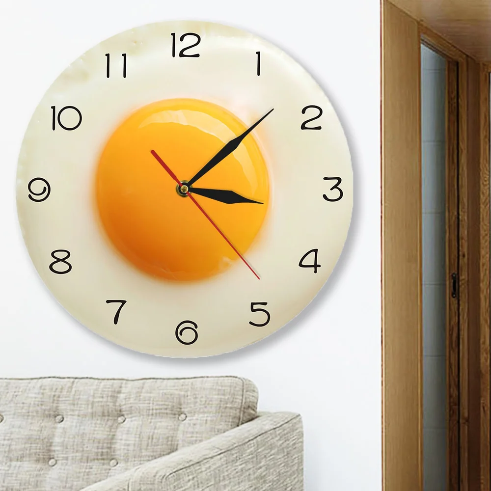 Fried Egg Kitchen Wall Clock Decor Acrylic Sunny Side Cute Breakfast Food Resturant Wall Art Dining Room Silent Wall Hang Watch
Fried Egg Kitchen Wall Clock Decor Acrylic Sunny Side Cute Breakfast Food Resturant Wall Art Dining Room Silent Wall Hang Watch