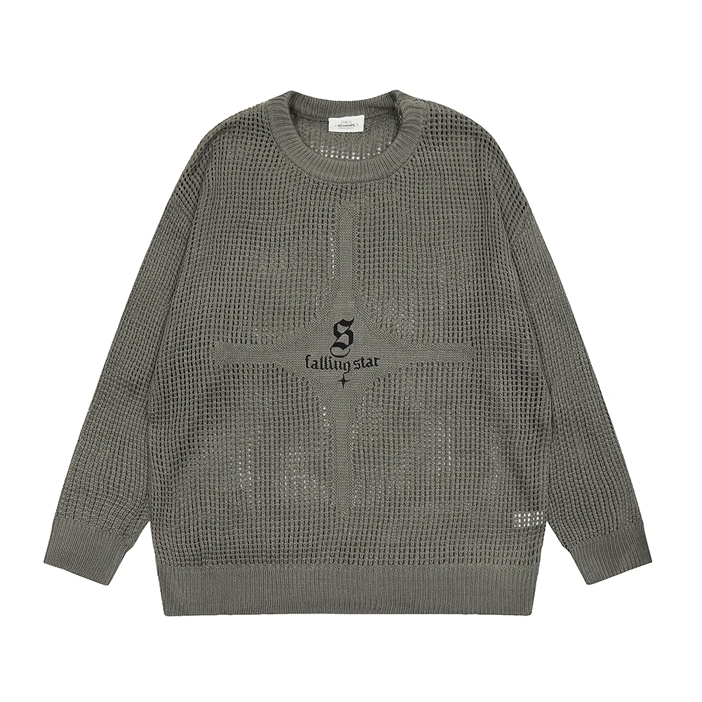 Однотонные вязаные свитера Y2k с вырезами и перекрестными пряжками для мужчин и женщин, Мужская мешковатая одежда с круглым вырезом, Мужская шерстяная одежда оверсайз
Однотонные вязаные свитера Y2k с вырезами и перекрестными пряжками для мужчин и женщин, Мужская мешковатая одежда с круглым вырезом, Мужская шерстяная одежда оверсайз