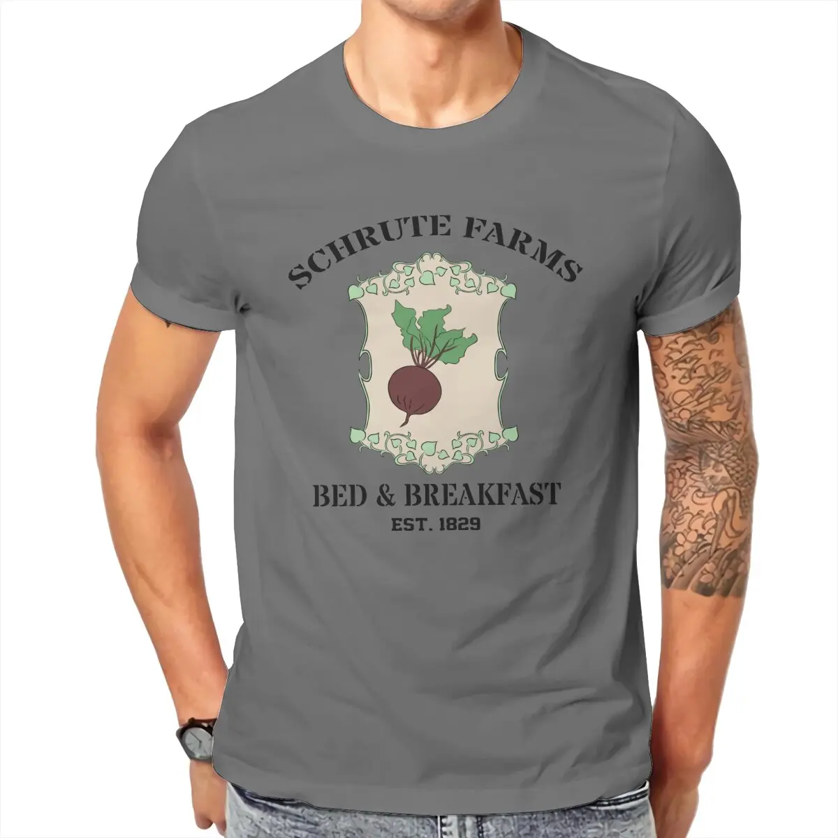 Футболка Schrute Farm с завтраком, мужские хлопковые футболки, офисные футболки с коротким рукавом, одежда для подарка на день рождения
Футболка Schrute Farm с завтраком, мужские хлопковые футболки, офисные футболки с коротким рукавом, одежда для подарка на день рождения
