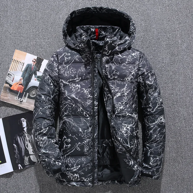 New Winter Down Jacket Men High Quality Fashion Eagle Pattern Coat Hood Thick Warm Waterproof Jacket Man Winter Parkas Outerwear
New Winter Down Jacket Men High Quality Fashion Eagle Pattern Coat Hood Thick Warm Waterproof Jacket Man Winter Parkas Outerwear