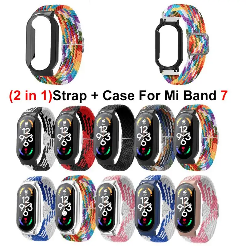 Ремешок нейлоновый для Mi Band 7 6 5, браслет для наручных часов, ремешок для отпугивания Mi Band 7, женские и мужские браслеты
Ремешок нейлоновый для Mi Band 7 6 5, браслет для наручных часов, ремешок для отпугивания Mi Band 7, женские и мужские браслеты