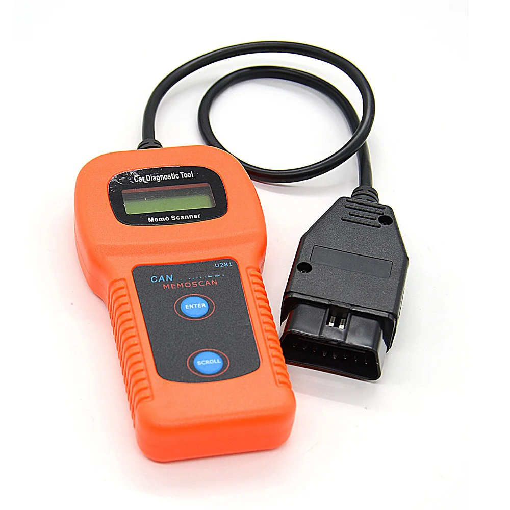 U281 OBD2 Car Code Reader Memo Scanner CAN-BUS Protocol Diagnostic Tool Erasing Trouble Code Portable Easy Use Reliable Accurate
U281 OBD2 Car Code Reader Memo Scanner CAN-BUS Protocol Diagnostic Tool Erasing Trouble Code Portable Easy Use Reliable Accurate