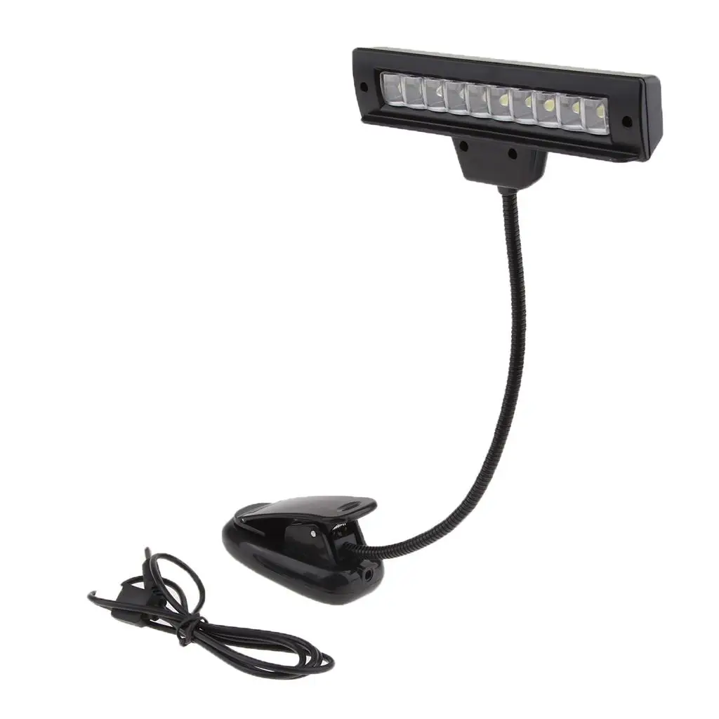 10 лампочек, подставка для музыки, перезаряжаемая USB лампа для чтения книг, также для фортепиано, путешествий, рабочего стола и кровати (черный)
10 лампочек, подставка для музыки, перезаряжаемая USB лампа для чтения книг, также для фортепиано, путешествий, рабочего стола и кровати (черный)