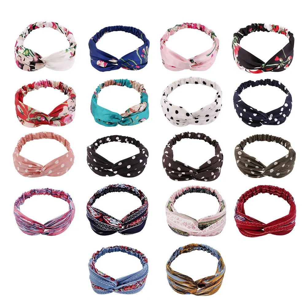 Fashion Hair Bands Print Headbands Vintage Cross Turban Bandage Bandanas HairBands Women
Fashion Hair Bands Print Headbands Vintage Cross Turban Bandage Bandanas HairBands Women