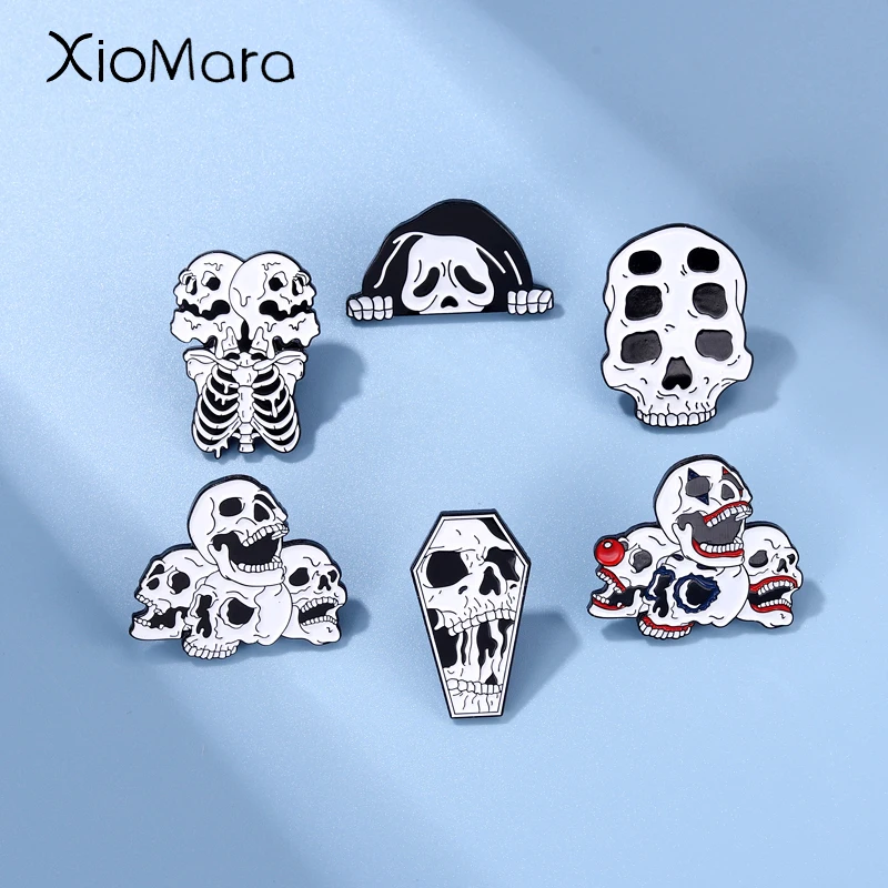 Punk Skeleton Enamel Pin Joker Goth Badge for Backpack Custom Brooches Jewelry Accessories Gift For Friend Free Shipping
Punk Skeleton Enamel Pin Joker Goth Badge for Backpack Custom Brooches Jewelry Accessories Gift For Friend Free Shipping