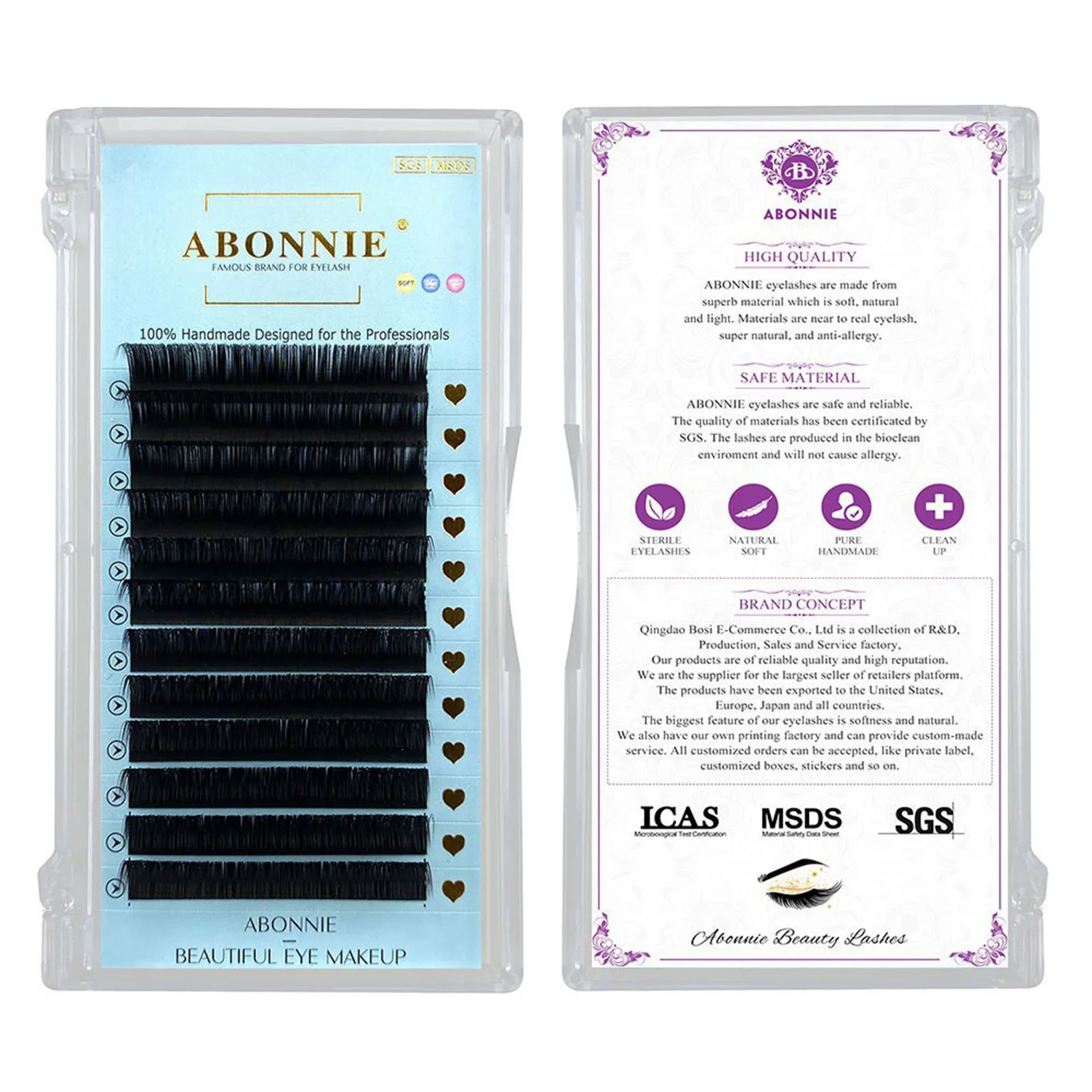 Single Cluster Round Lashes Lengthening Wisps Curling Long Lashes 7-25mm Cosplay Makeup Tools
Single Cluster Round Lashes Lengthening Wisps Curling Long Lashes 7-25mm Cosplay Makeup Tools
