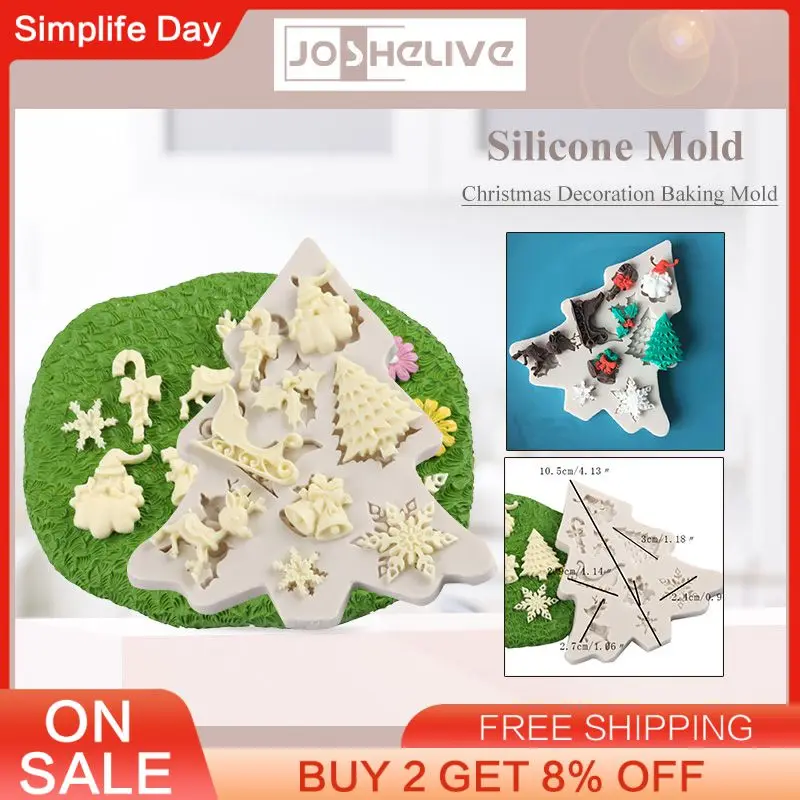Christmas Silicone Fudge Mold Cake Chocolate Decoration Baking Mold Home Home Handmade Kitchen Cake Decoration Baking Mold
Christmas Silicone Fudge Mold Cake Chocolate Decoration Baking Mold Home Home Handmade Kitchen Cake Decoration Baking Mold
