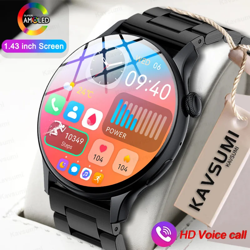 466*466 AMOLED 1.43" HD Screen Watch For Men Smart Watch Bluetooth Call Smartwatch 2023 Fashion Business Clock New Smartband Man
466*466 AMOLED 1.43" HD Screen Watch For Men Smart Watch Bluetooth Call Smartwatch 2023 Fashion Business Clock New Smartband Man